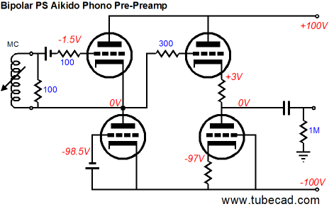 Bipolar Aikido phono pre-preamp