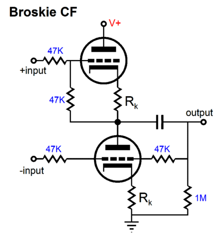 cathode follower preamp