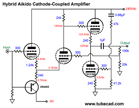 cathode follower preamp