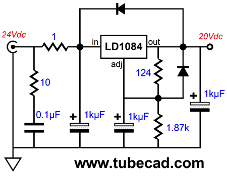 Ld1084v50 схема включения